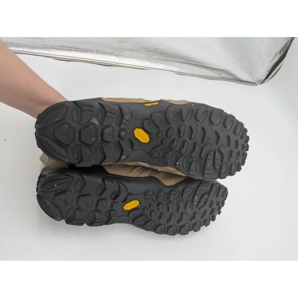 Merrell Mens Gorpcore Leather Hiking Chameleon 8 Shoes 14 Brown Vibram Trail